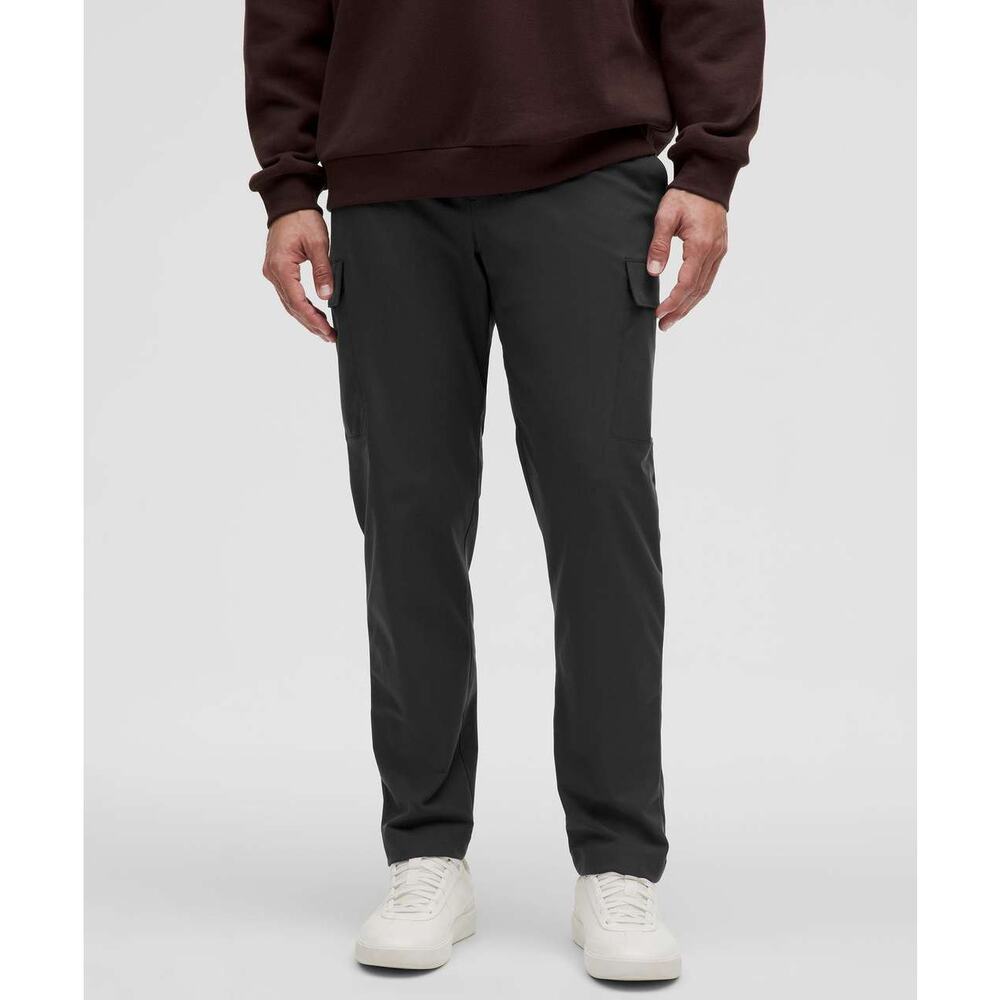 Lululemon ABC Cargo Pant‎ Men Size 36 Black Stretch Utility Techwear Casual $138